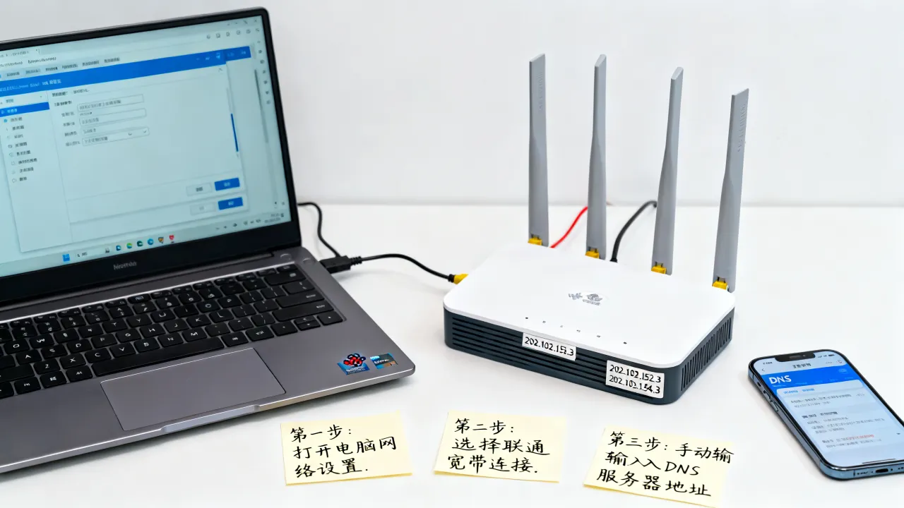 潍坊安丘联通宽带dns服务器怎么设置？，潍坊安丘联通宽带dns服务器地址是多少？