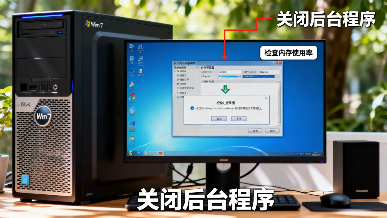 服务器做win7系统为什么会卡，win7系统卡顿怎么解决