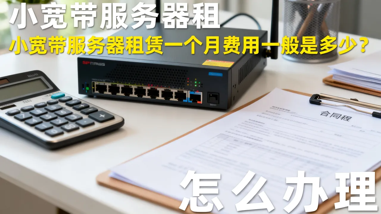 小宽带服务器租赁一个月费用一般是多少？，怎么办理