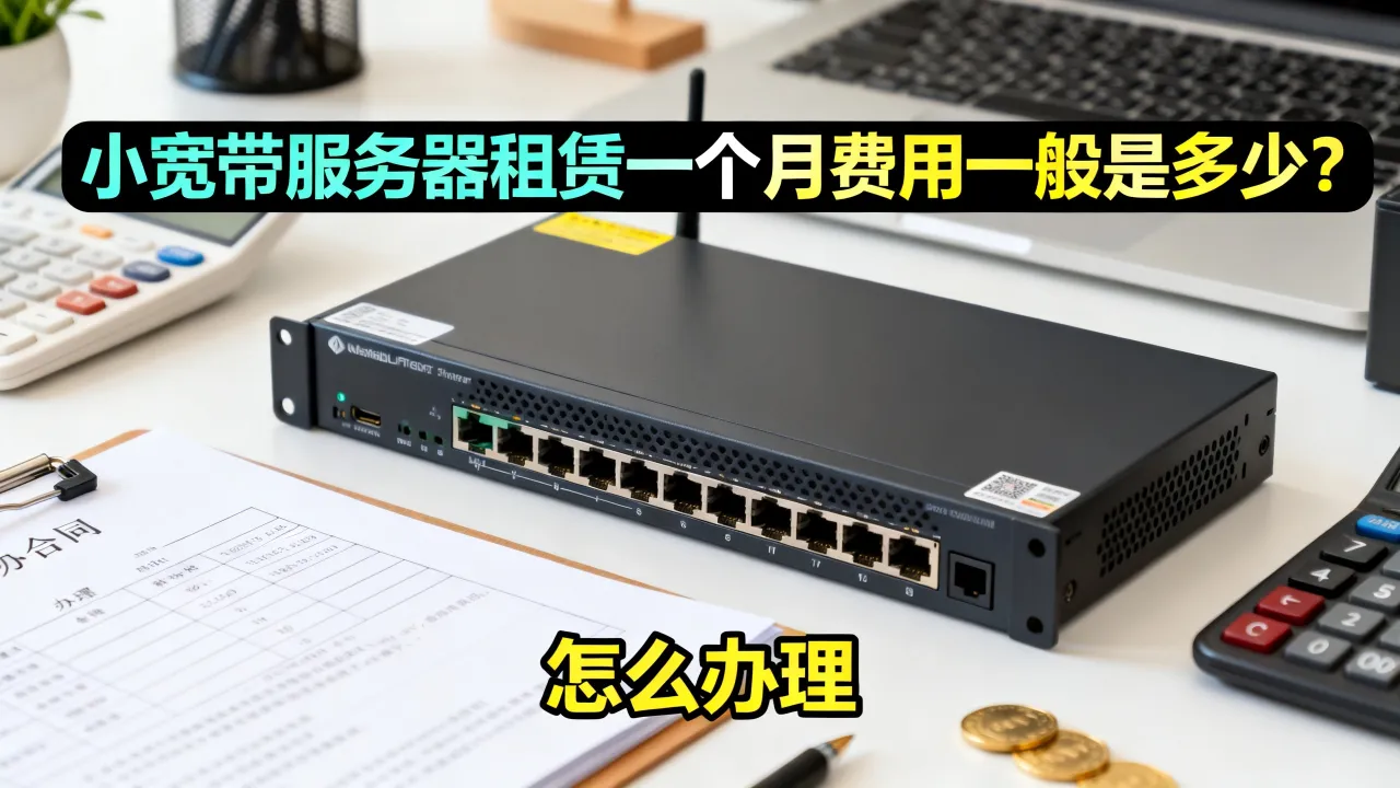 小宽带服务器租赁一个月费用一般是多少？，怎么办理