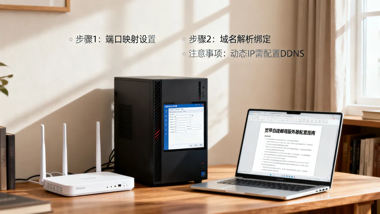 宽带自己建邮箱服务器怎么实现，家庭宽带搭建邮件系统需要注意什么？