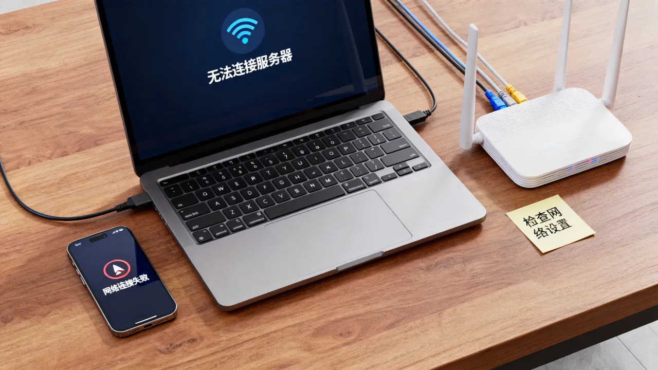 为什么没连接上服务器，网络连接失败如何解决？