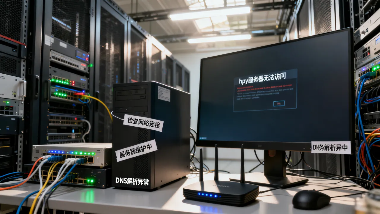 hpy服务器为什么打不开了，服务器无法访问是什么原因？