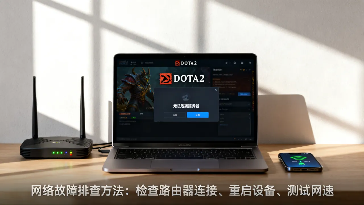 为什么DOTA2无法连接服务器，网络故障排查方法是什么