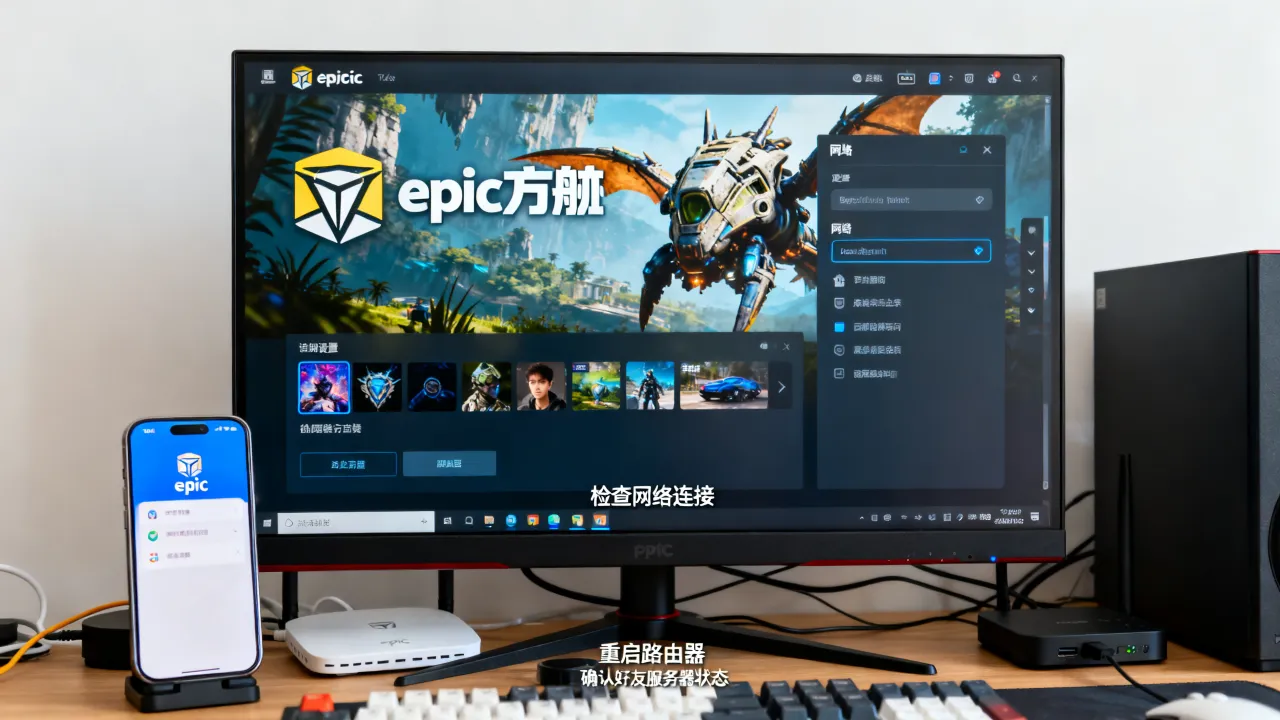 epic方舟为什么搜不到好友的服务器，搜不到好友服务器怎么办