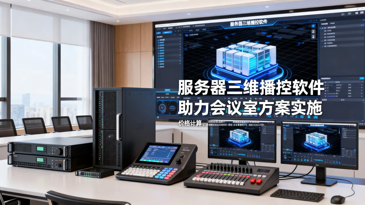 服务器三维播控软件如何助力会议室方案实施，价格怎么算