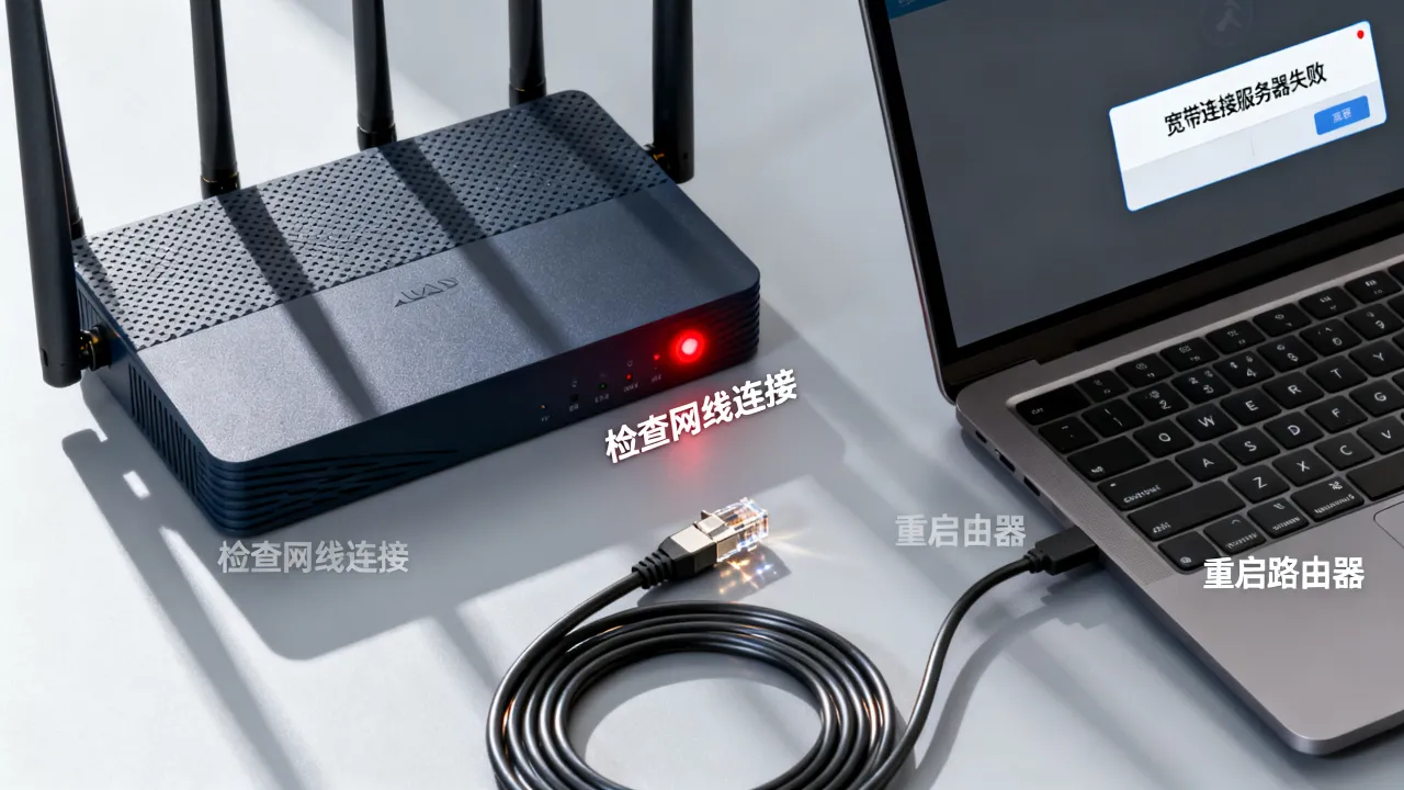 宽带无法了解服务器怎么回事,宽带连接服务器失败如何解决