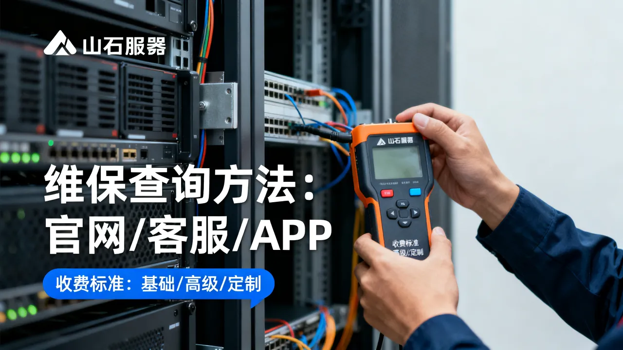 山石服务器维保查询方法有哪些，维保服务收费标准是什么？
