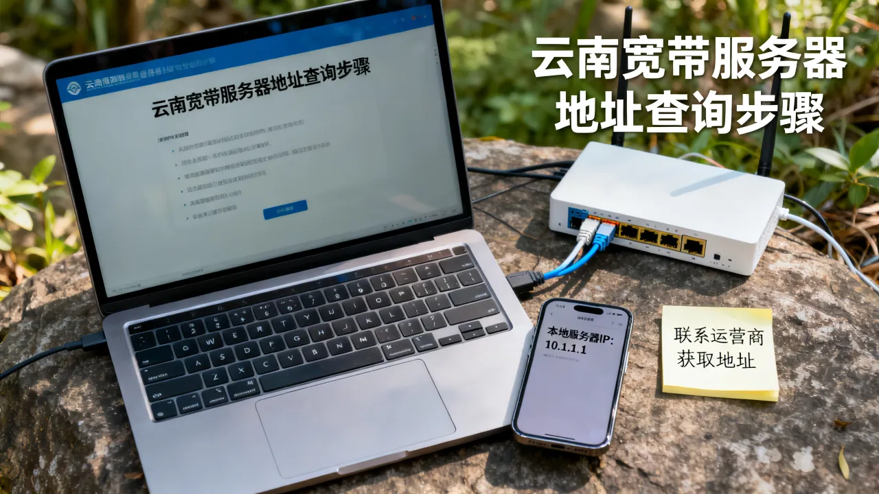 云南宽带服务器地址在哪里？云南宽带服务器地址怎么查？