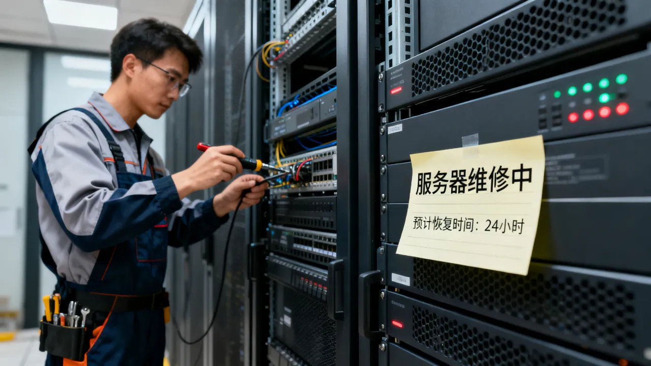 为什么服务器正在维修，服务器维修要多久才能恢复？