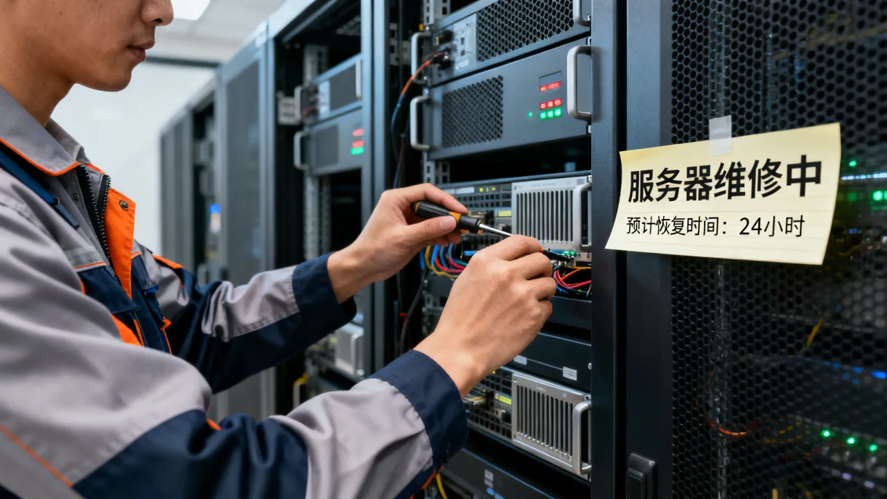 为什么服务器正在维修，服务器维修要多久才能恢复？