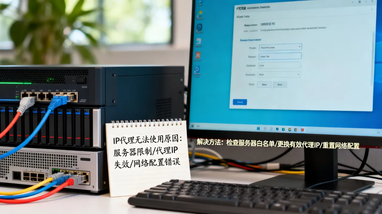 服务器为什么用不了ip代理，代理IP无法使用的原因及解决方法