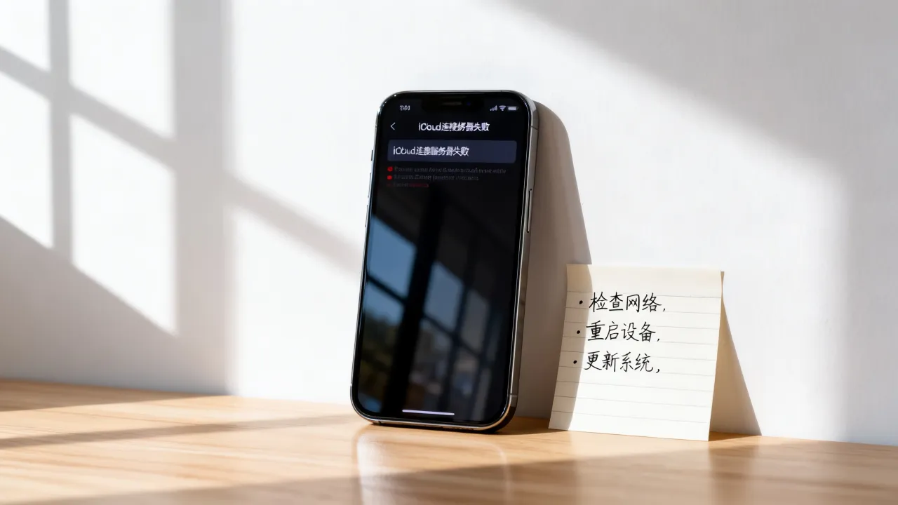 iCloud为什么连接不上服务器失败怎么回事，iPhone连接iCloud服务器出错如何解决
