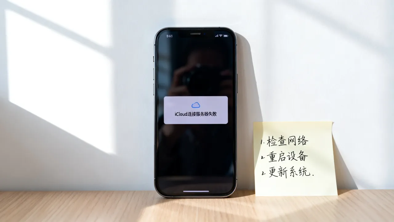 iCloud为什么连接不上服务器失败怎么回事，iPhone连接iCloud服务器出错如何解决