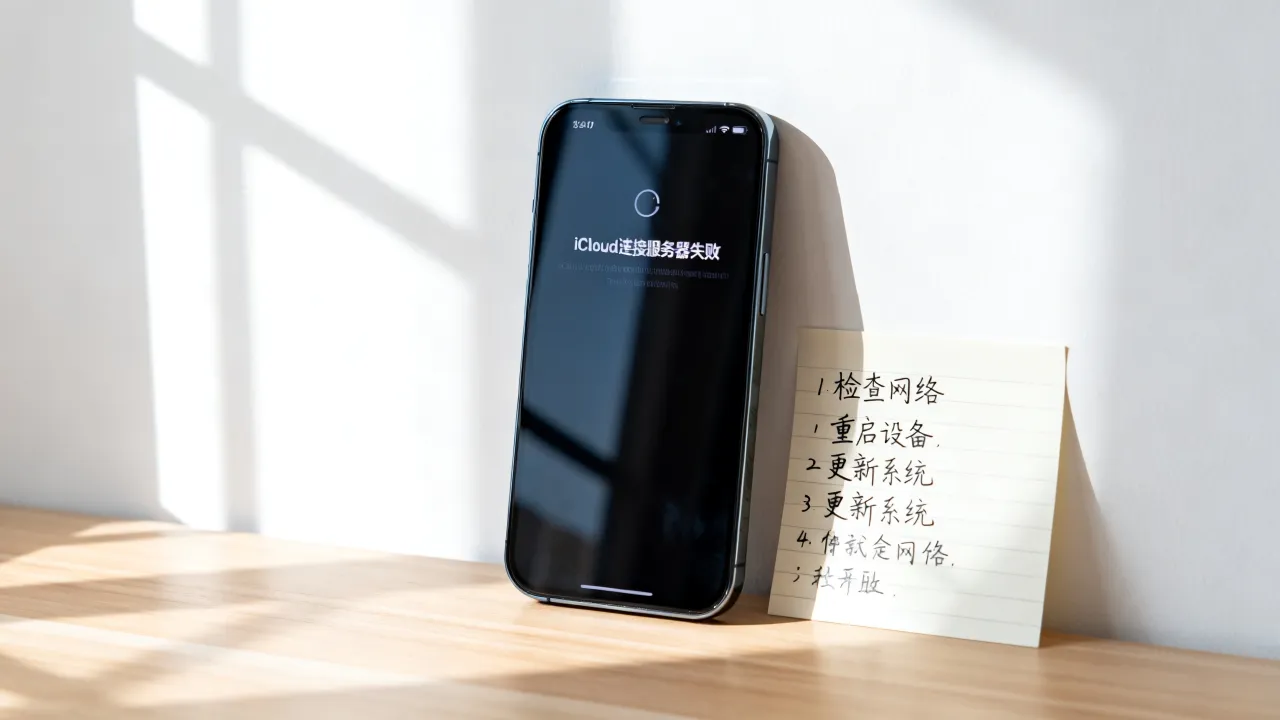 iCloud为什么连接不上服务器失败怎么回事，iPhone连接iCloud服务器出错如何解决