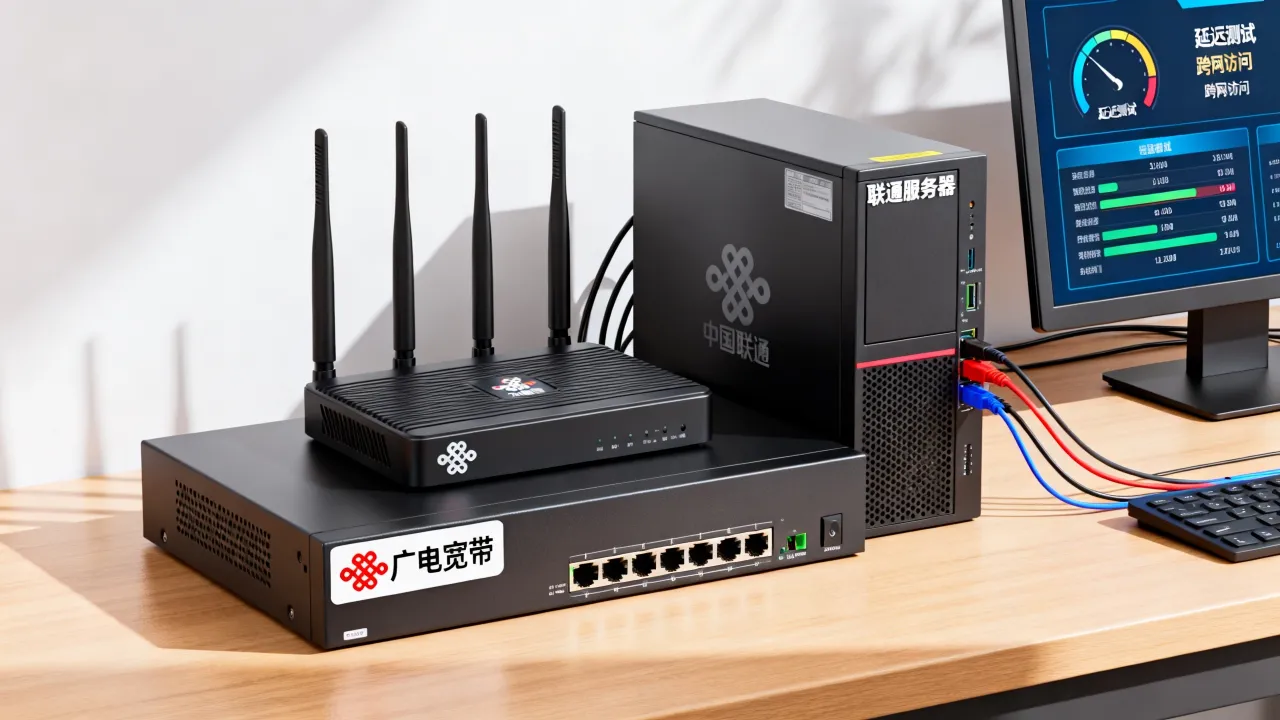 广电宽带租联通服务器怎么解决延迟高，跨网访问慢