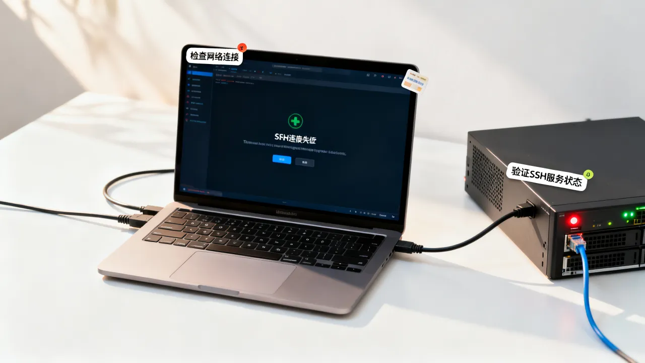 为什么linux服务器连不上，SSH连接失败怎么排查？