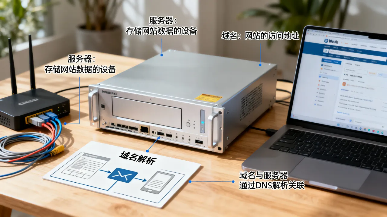 买服务器为什么买域名，域名和服务器有什么关系