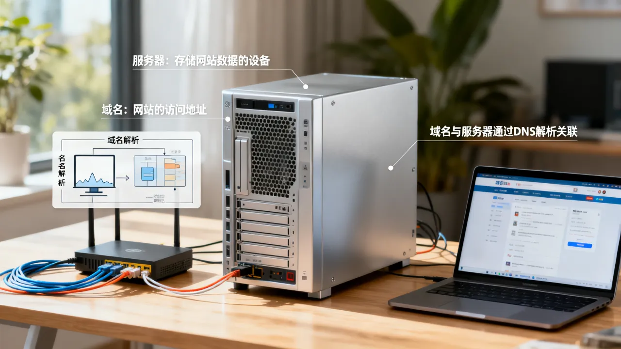 买服务器为什么买域名，域名和服务器有什么关系