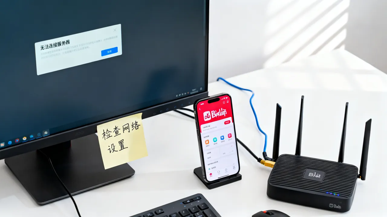 为什么我在B站看电视会无法连接服务器，怎么解决最快？