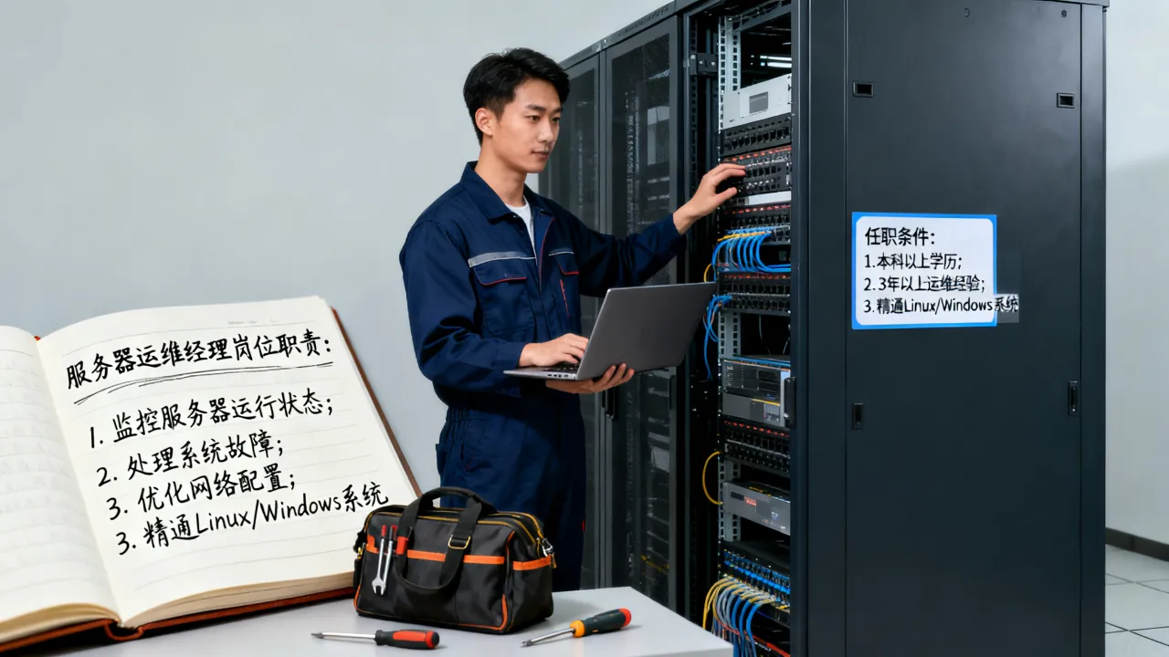 服务器运维经理招聘要求有哪些，服务器运维经理岗位职责与任职条件