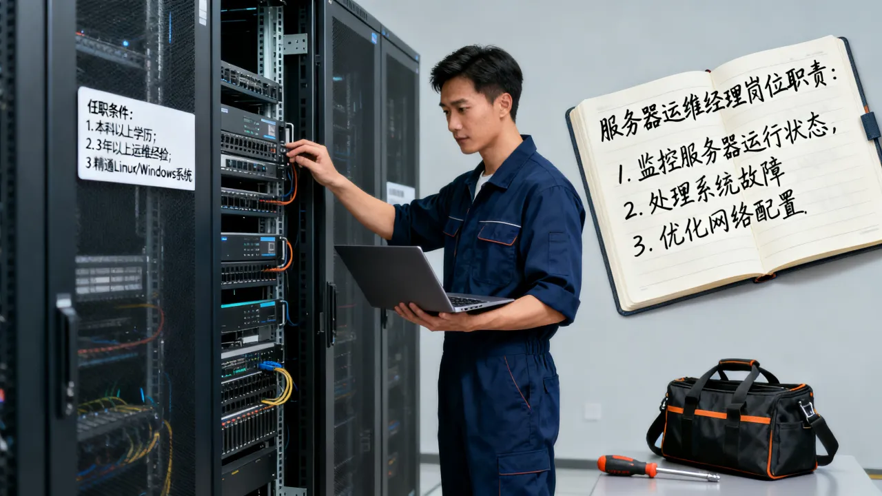 服务器运维经理招聘要求有哪些，服务器运维经理岗位职责与任职条件