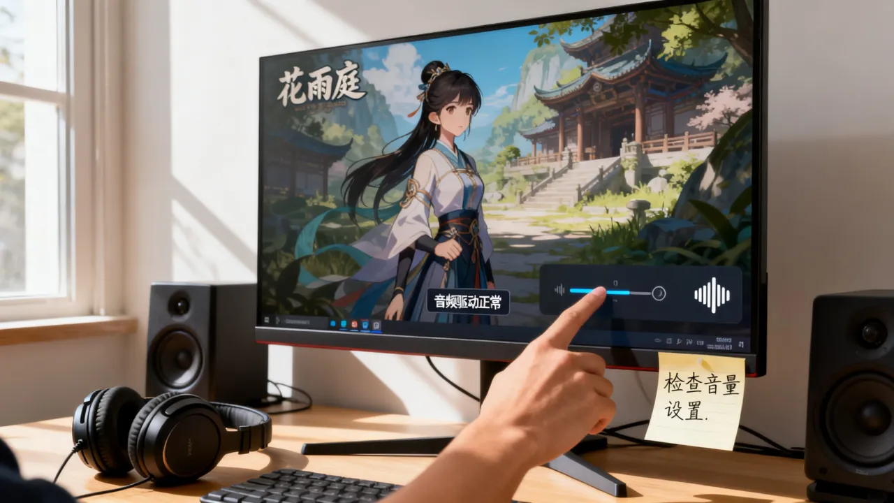花雨庭服务器pc版为什么没声音？游戏无声问题怎么解决