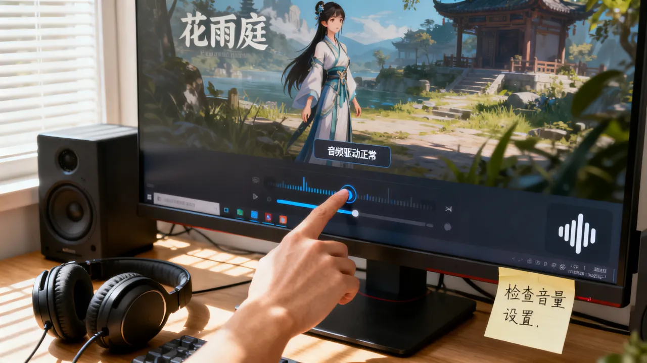 花雨庭服务器pc版为什么没声音？游戏无声问题怎么解决