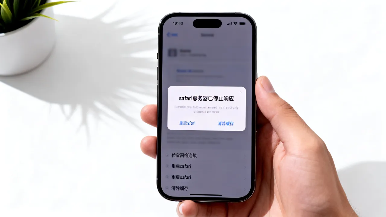 为什么safari服务器已停止响应，safari打不开网页怎么解决
