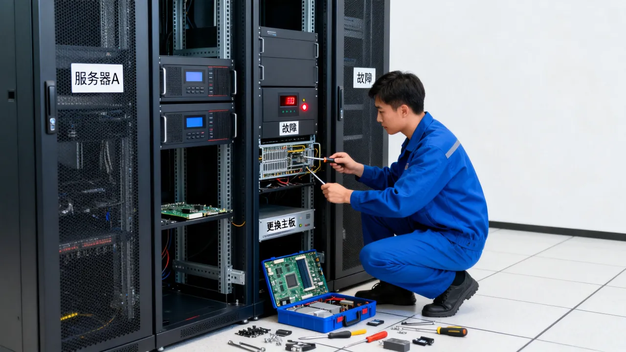 服务器故障怎么办?服务器为什么在修理中?