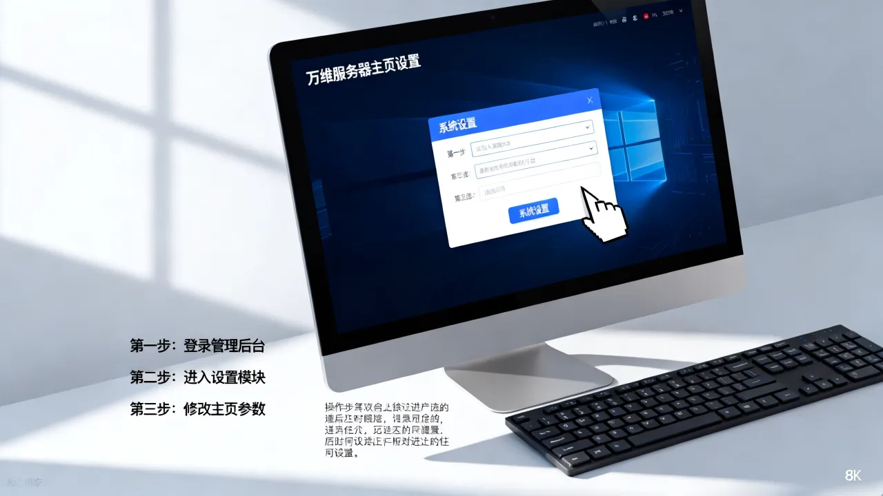 万维服务器主页怎么更改设置，万维服务器主页更改步骤教程