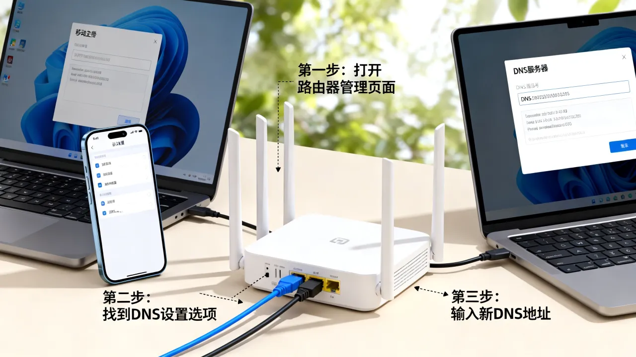 移动宽带怎么设置dns服务器地址，移动宽带dns设置不了怎么办