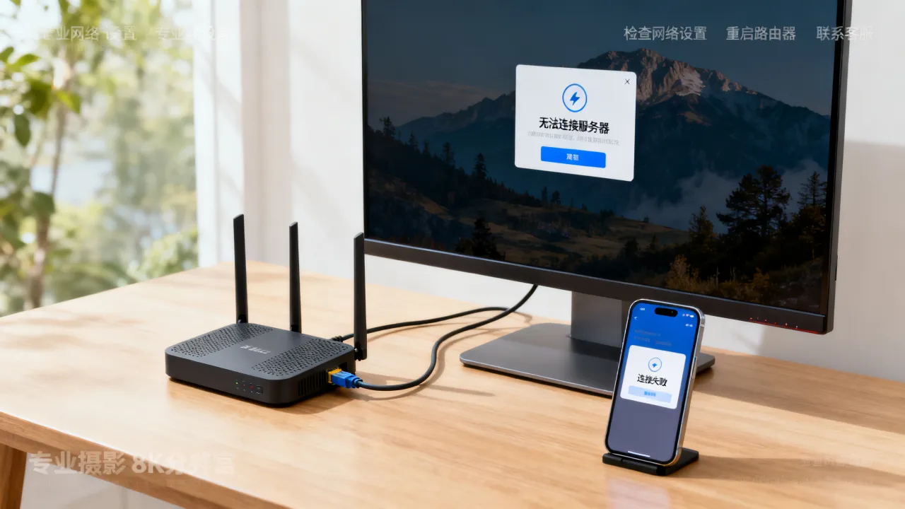 为什么无法连服务器，连接服务器失败怎么解决