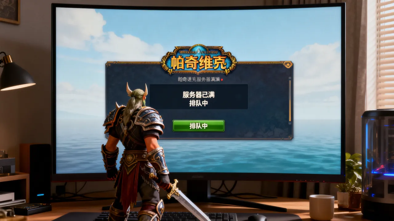 魔兽世界帕奇维克服务器满了怎么办，帕奇维克服务器满了怎么进？
