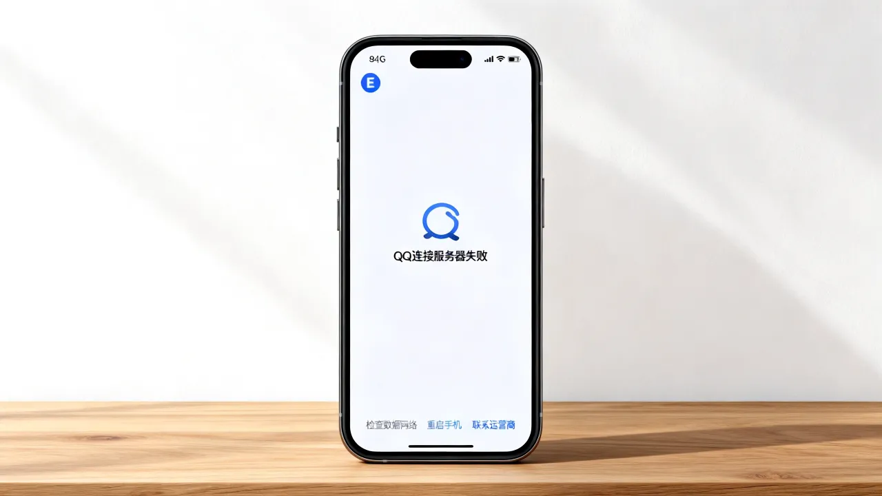 为什么QQ用不了数据网络连接服务器失败,QQ连不上网怎么办