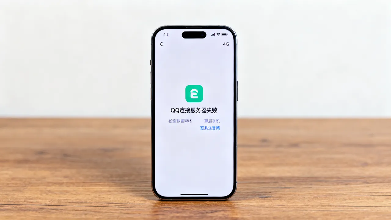 为什么QQ用不了数据网络连接服务器失败，QQ连不上网怎么办