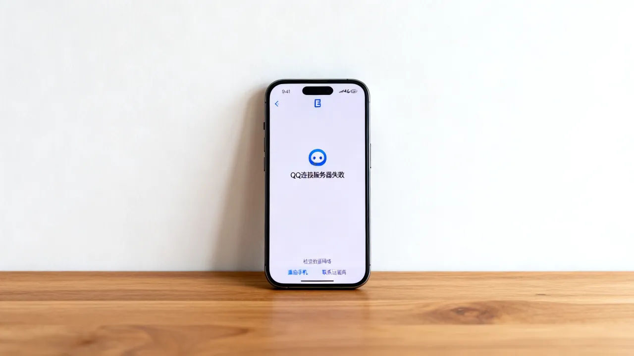 为什么QQ用不了数据网络连接服务器失败，QQ连不上网怎么办