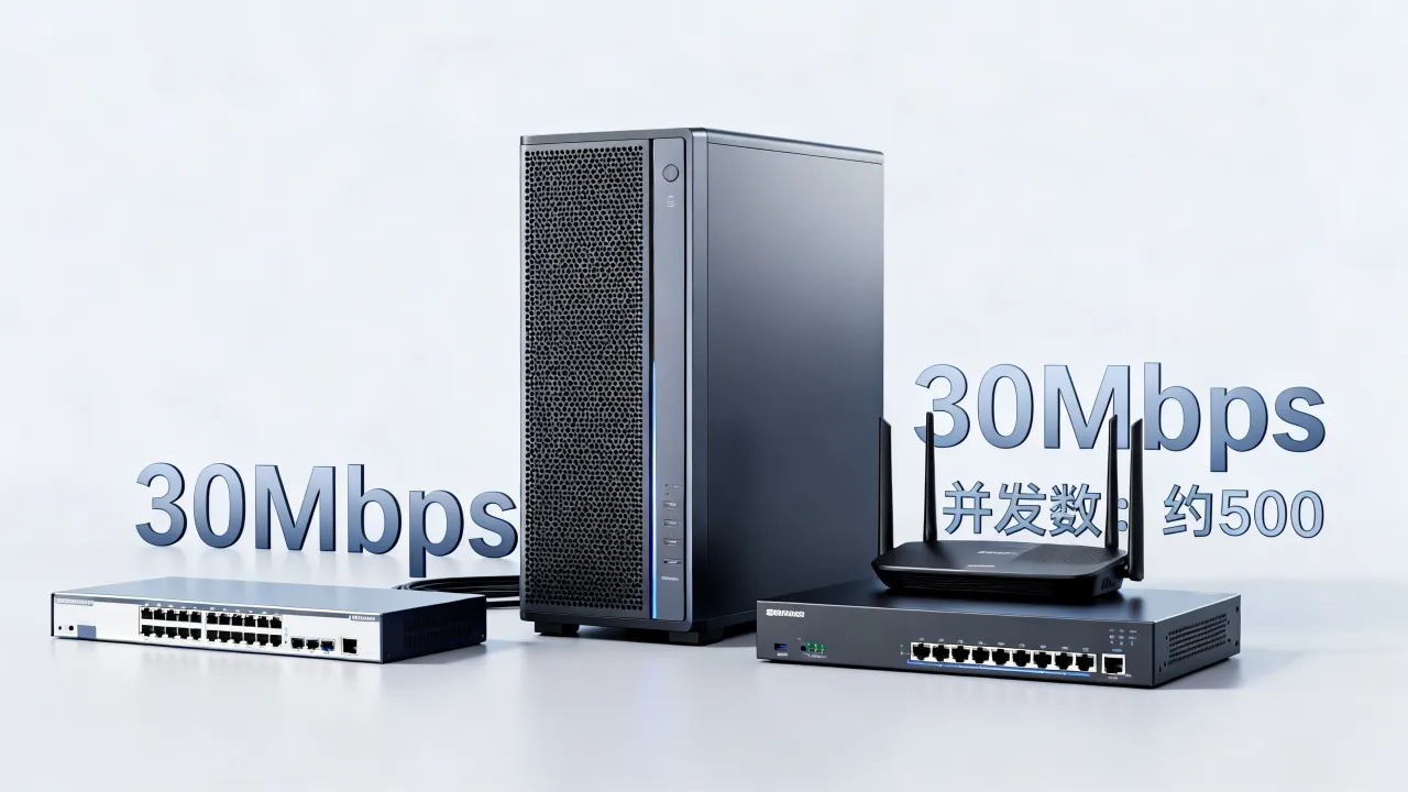 一个服务器30m宽带够用吗，服务器30m带宽能承受多少并发？