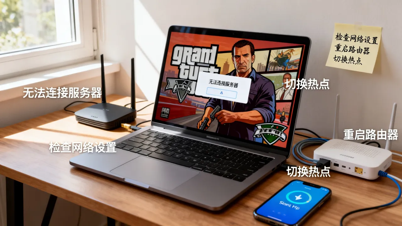 GTA5为什么显示连不上服务器?GTA5连不上服务器怎么办?