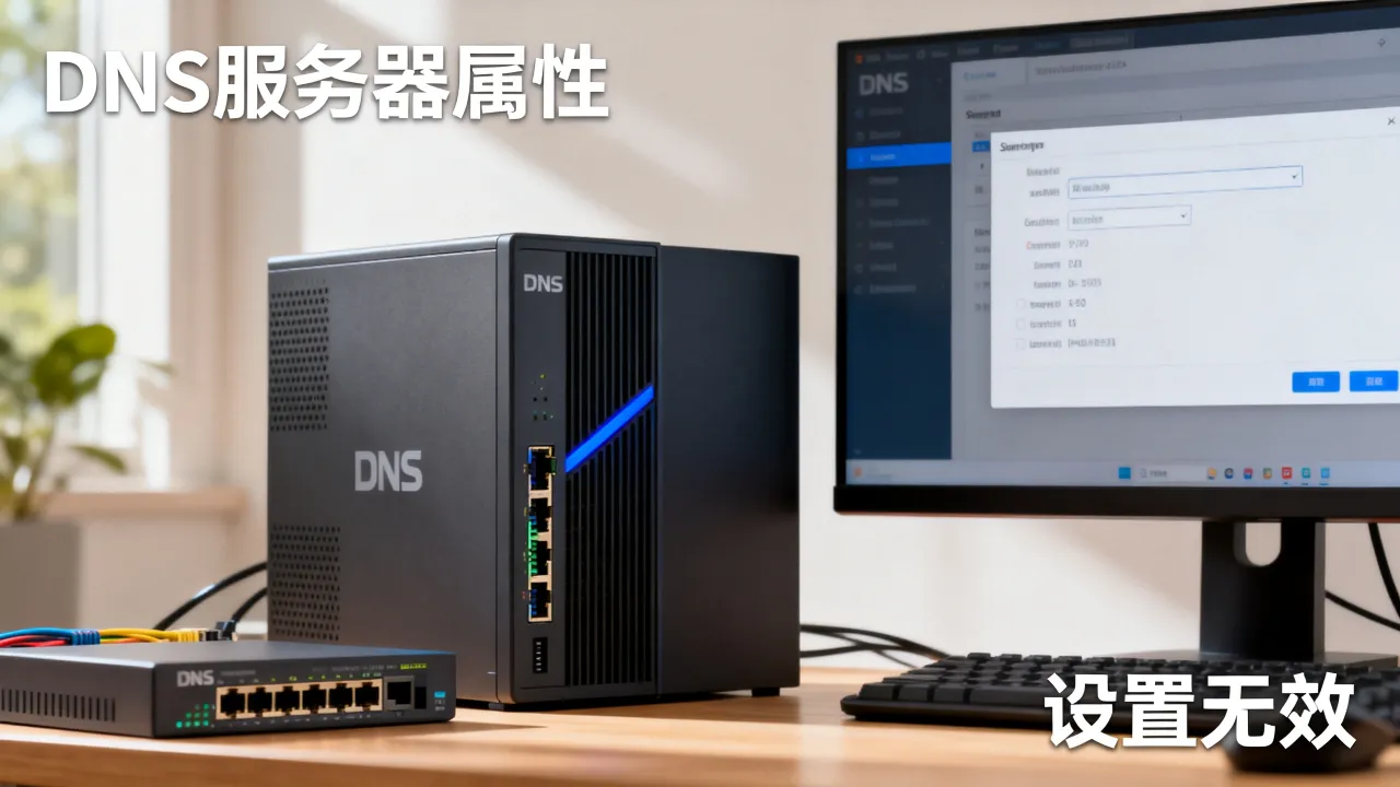 DNS服务器属性为何无法修改？设置无效原因解析