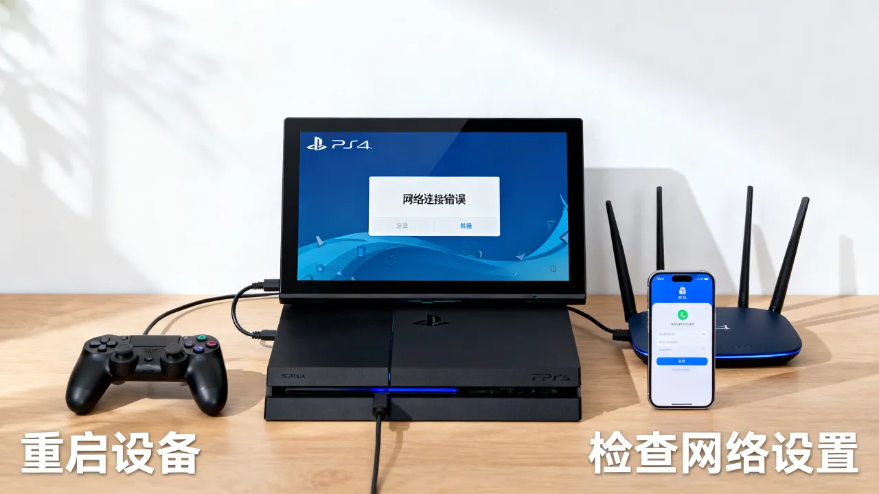 PS4移动宽带无法连接网络服务器？移动宽带PS4连不上怎么办