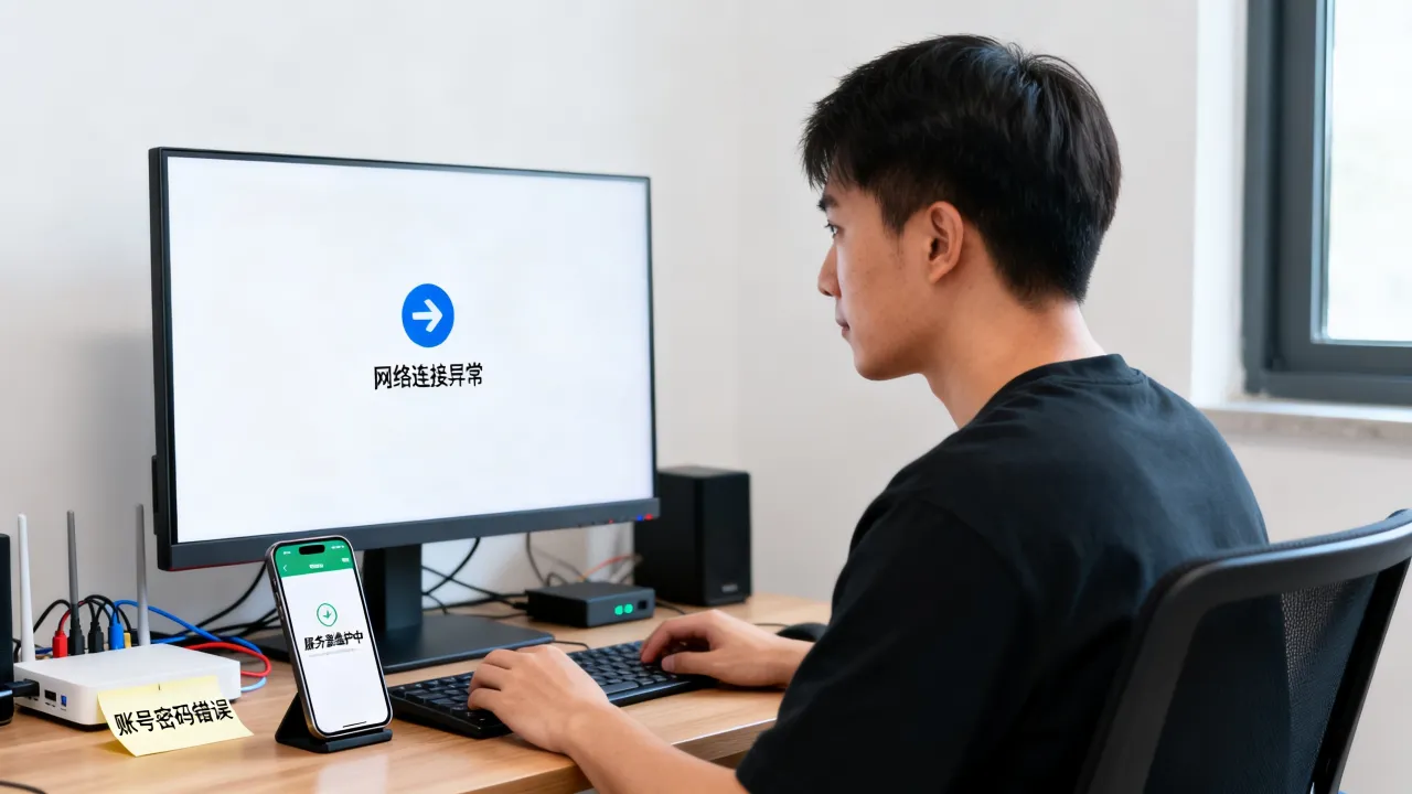 我为什么登不上服务器，服务器登录不上去是什么原因？