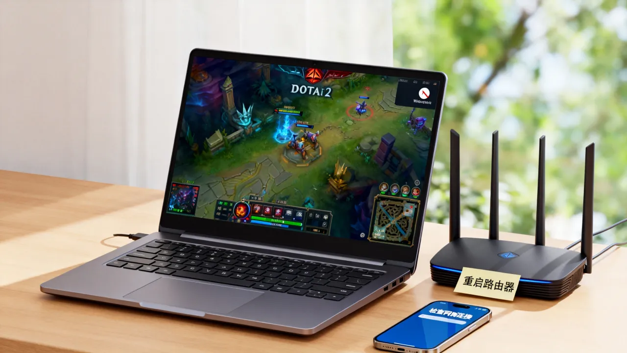dota2为什么服务器断开连接，匹配时掉线重连怎么解决