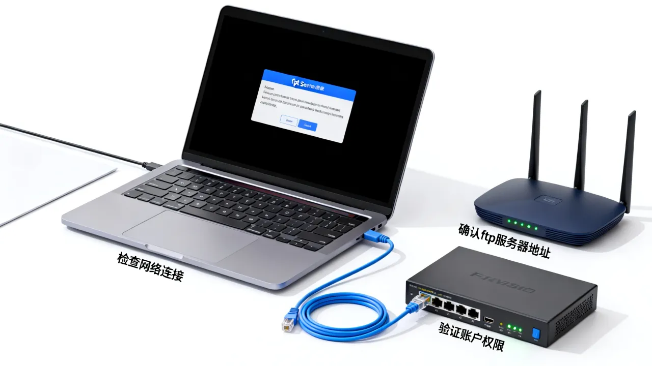为什么ftp服务器不能访问，ftp服务器无法访问怎么解决