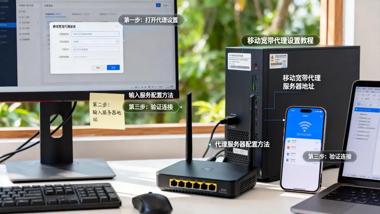 移动宽带代理服务器怎么设置？长尾关键词有哪些？