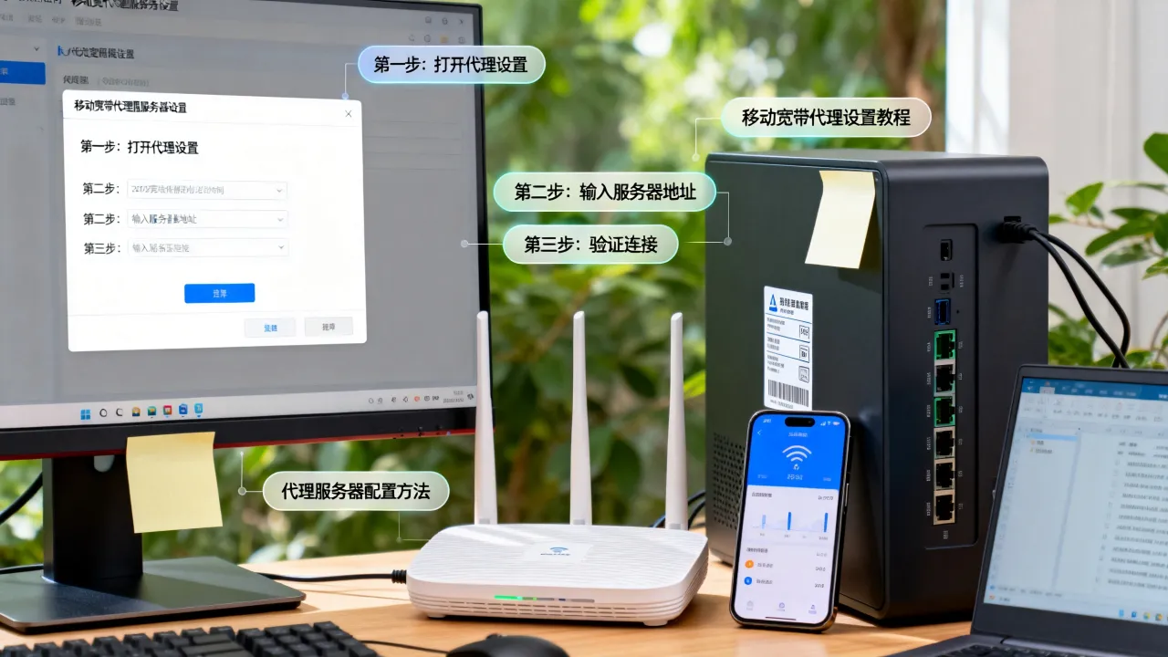 移动宽带代理服务器怎么设置？长尾关键词有哪些？