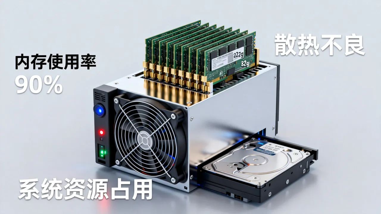服务器32g内存为什么会卡，有哪些常见原因和解决方法？