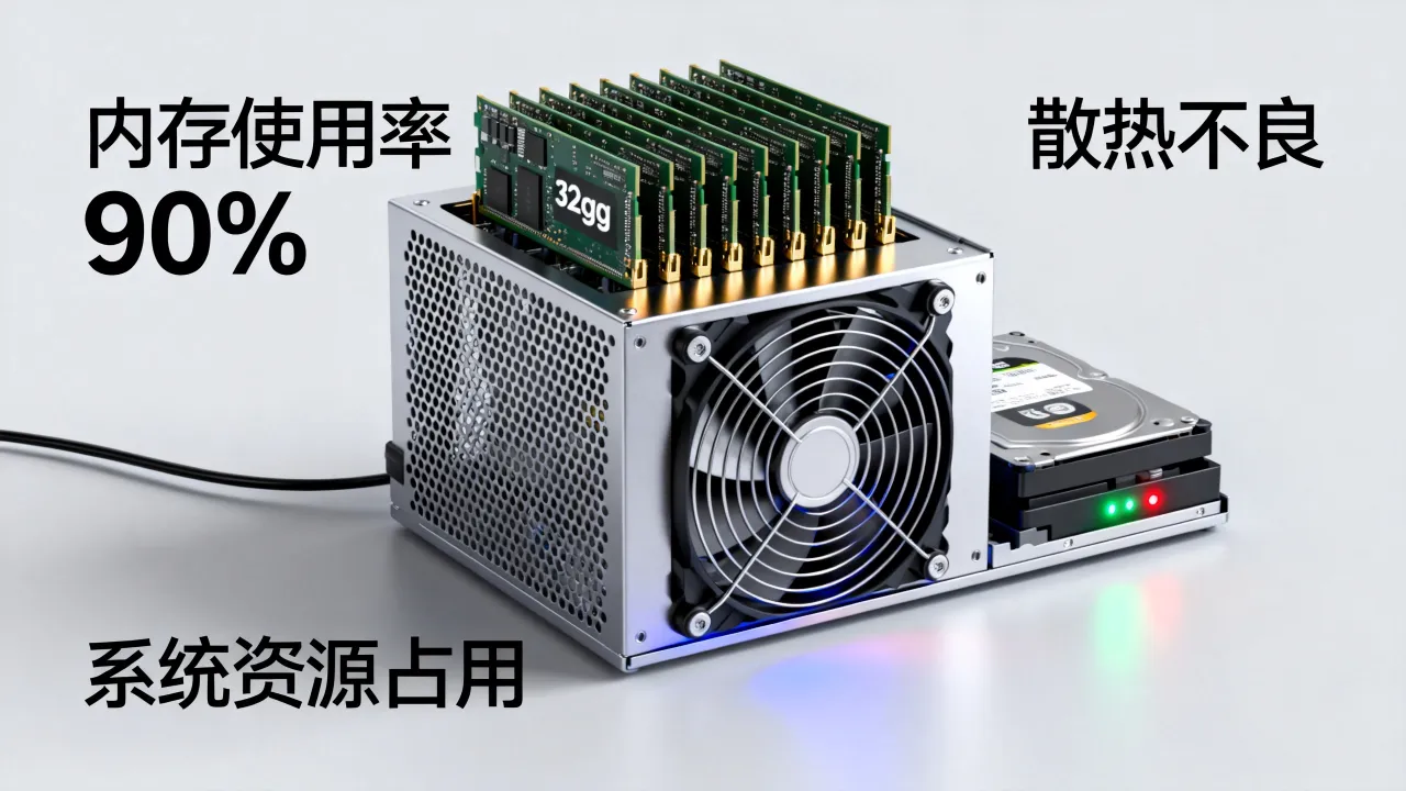 服务器32g内存为什么会卡，有哪些常见原因和解决方法？