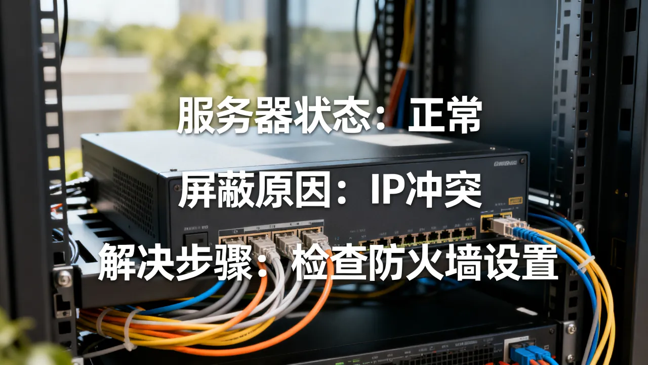 服务器为什么会被屏蔽，服务器被屏蔽怎么解决