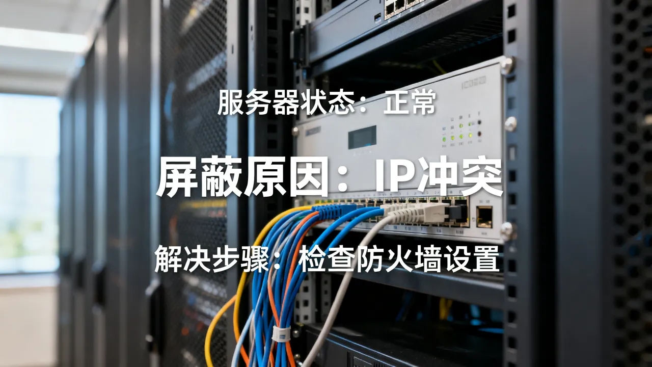 服务器为什么会被屏蔽，服务器被屏蔽怎么解决